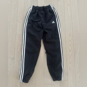 Adidas Kids Size Medium Black Track Pants